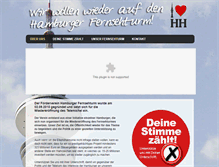 Tablet Screenshot of hamburgerfernsehturm.de